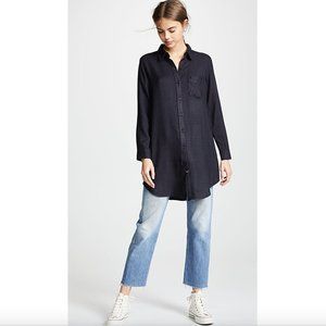 Rails Black Plaid Mini Shirt Dress